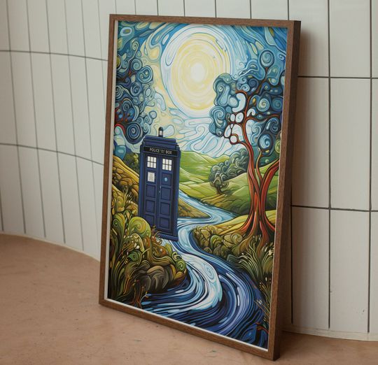 Discover Tardis Autumn Collection of 9 Digital Paintings