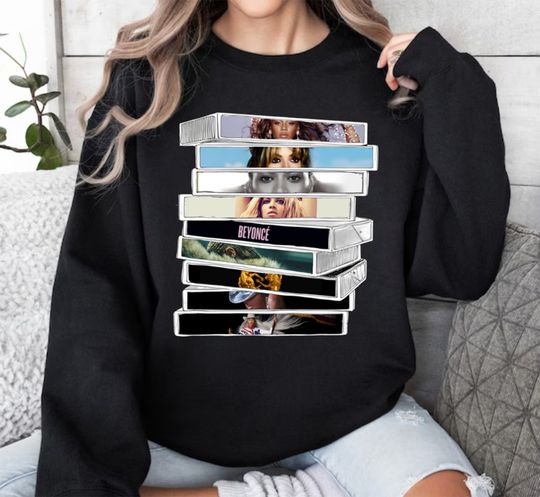 Discover Beyonce Albums Graphic Sweatshirt