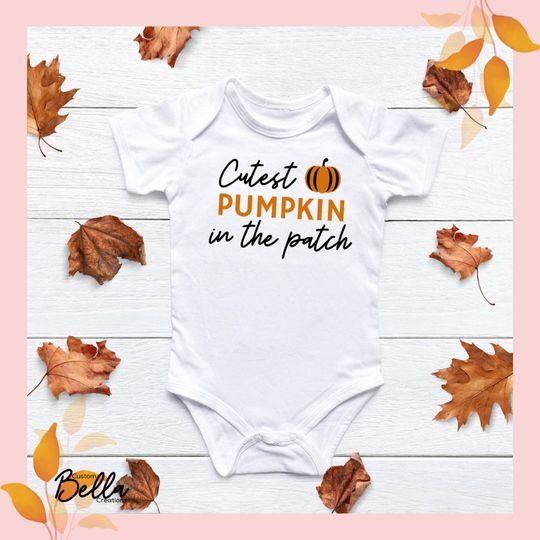 Discover Cutest Pumpkin in the Patch Onesie | Infant Thanksgiving
