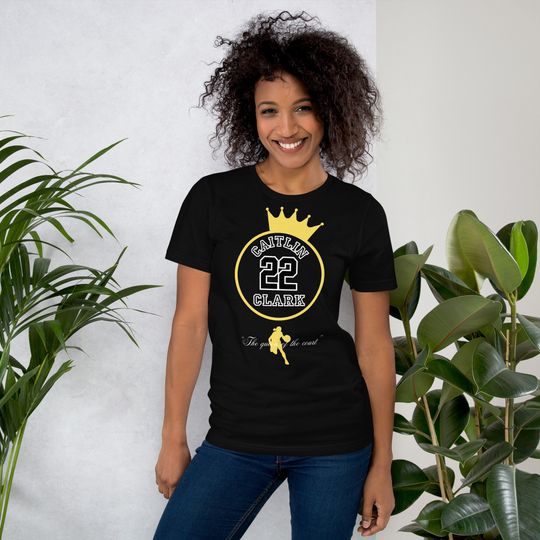 Discover Clark T-Shirt Queen of the Court, Iowa Clark Tee shirt girls