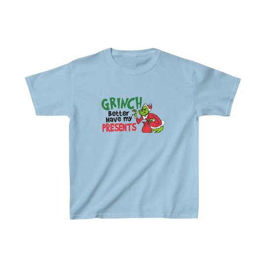 Discover funny character better have my presents! Kids Heavy Cotton Tee