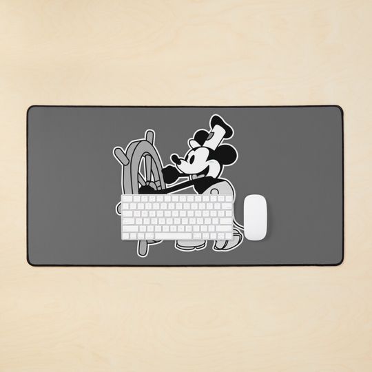 Discover Steamboat Willie Desk Mats
