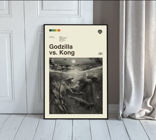 Discover god zilla vs Kong Poster, god zilla vs Kong, Adam Wingard, Film Poster