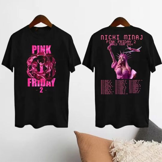 Discover Nicki Minaj Pink Friday 2 Shirt, Pink Friday 2 Nicki Minaj Tour 2024 T-Shirt
