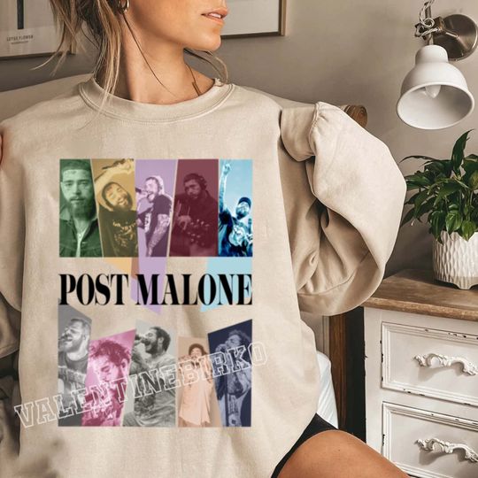 Discover Vintage Post Ma.lone Era Shirt, Posty Shirt, Love Rapper Sweatshirt