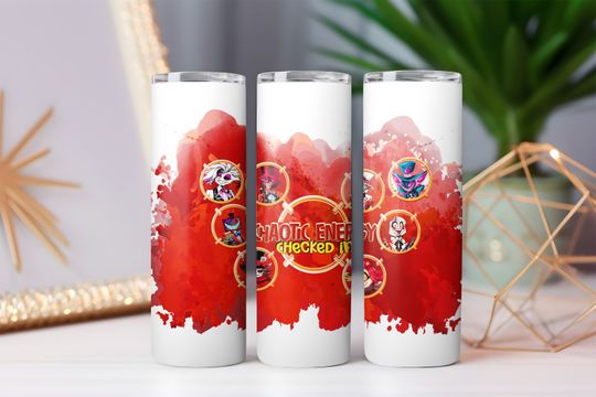 Discover Hazbin Hotel Themed Skinny Tumbler