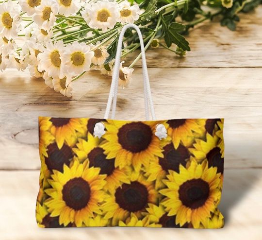 Discover Sunflower Weekender Bag