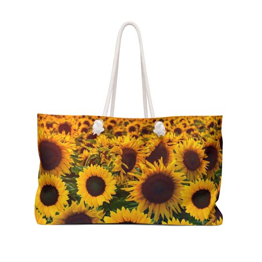 Discover Sunflower Weekender Bag