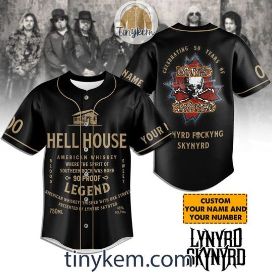 Discover Lynyrd Skynyrd Baseball Jersey, Southern Rock Shirt, Lynyrd Skynyrd Fan Gift