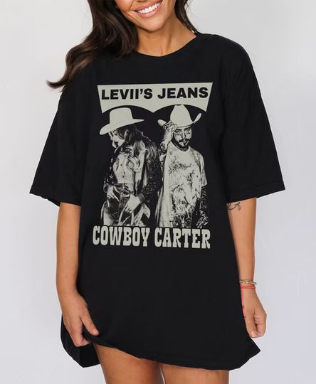 Discover Levii's Jeans Shirt, Beyonce Cowboy Carter Shirt, Post Malone shirt
