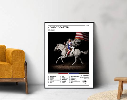 Discover Beyonce | Cowboy Carter Album Poster