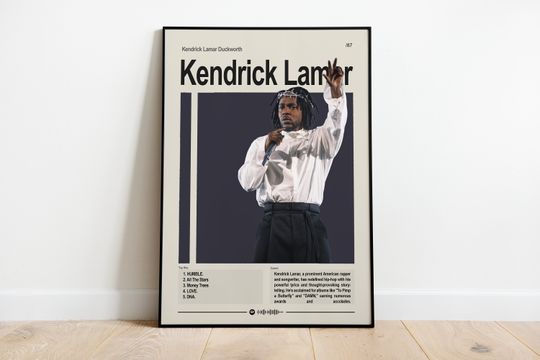 Discover Kendrick Lamar Poster, artist poster, music poster