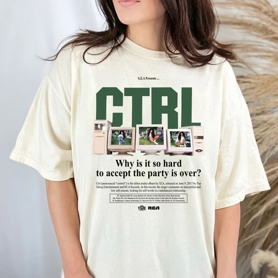 Discover SZA CTRL Album T-Shirt