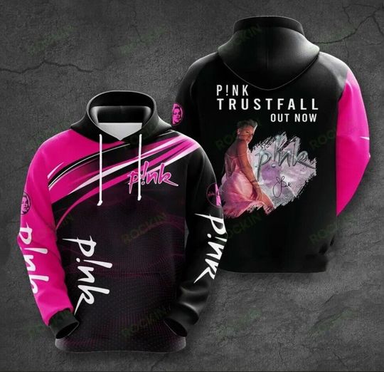 Discover 3D Pink Tour Music Festival Hoodie