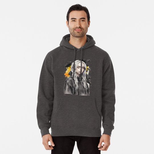 Discover Billie Eilish Pullover Hoodie