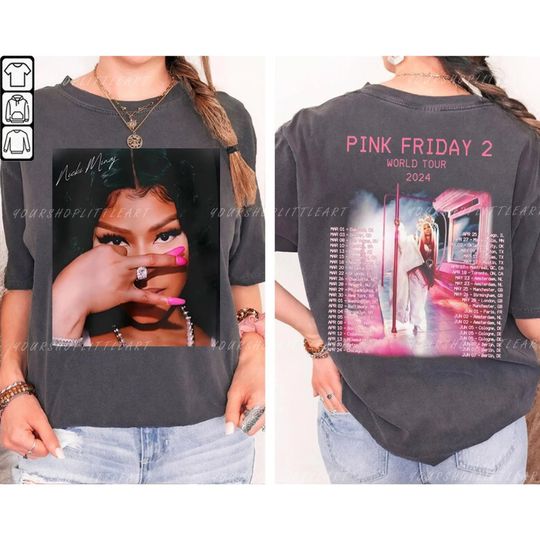 Discover Nicki Minaj Pink Friday 2 Tour Vintage Shirt