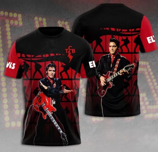 Discover Elvis Presley T-Shirt, Elvis Presley 3D Shirt, Rock Music 3D Shirt