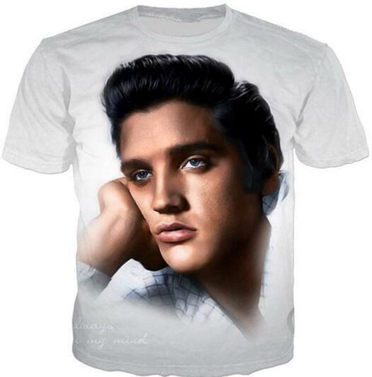 Discover Elvis Presley 3D Printed Unisex Casual T-Shirt