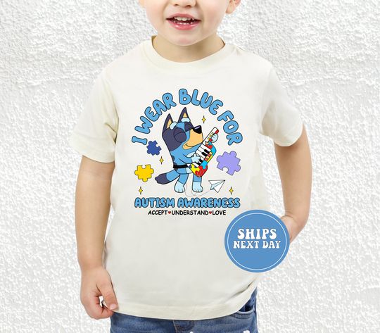 Discover Blue Dog Autism Awareness Shirt