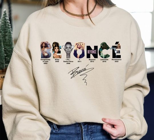 Discover Vintage Beyonce Best Album Sweatshirt