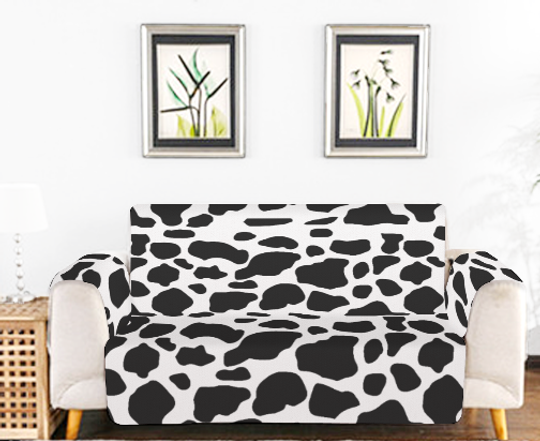 Discover Cow Print Couch Cover