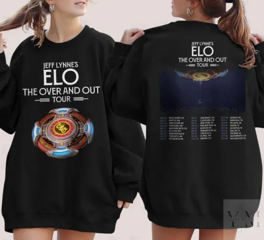 Discover Jeff Lynne's ELO Over and Out Tour 2024 Sweatshirt