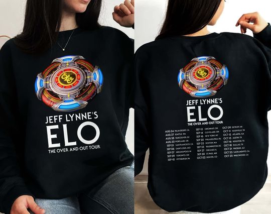 Discover Jeff Lynne's ELO - The Over and Out Tour 2024 Sweatshirt