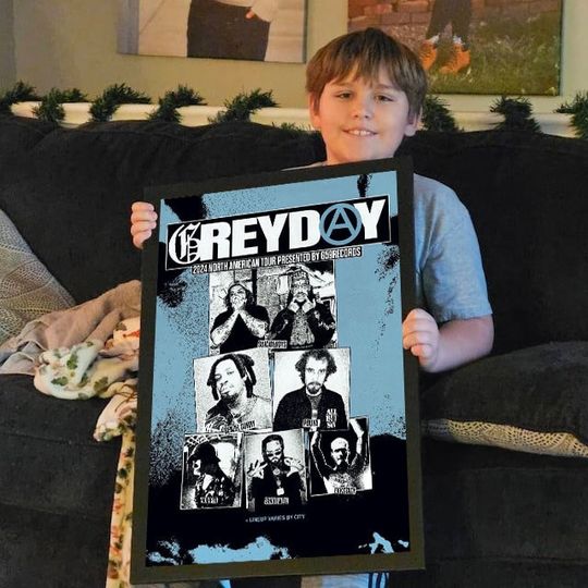 Discover Grey Day Tour 2024 Poster, Gift, Home Decor