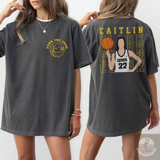 Discover Caitlin Clark Basketball Shirt, From The Logo 22 Tshirt, Caitlin Clark