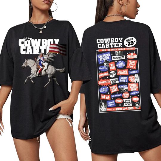 Discover 2024 Hot Beyonce Cowboy Carter T-Shirt Beyhive This Ain't Texas Shirt