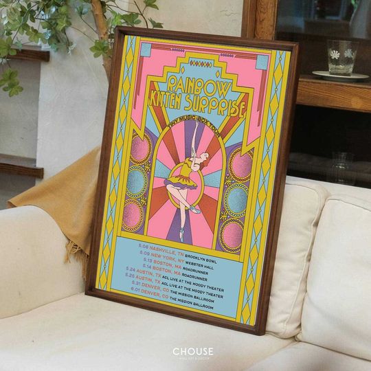 Discover Rainbow Kitten Surprise 2024 Tour poster