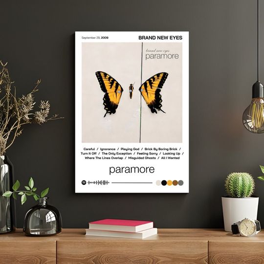 Discover Paramore, Brand New Eyes , Album Poster, Digital Print, Pop Punk Wall Art.