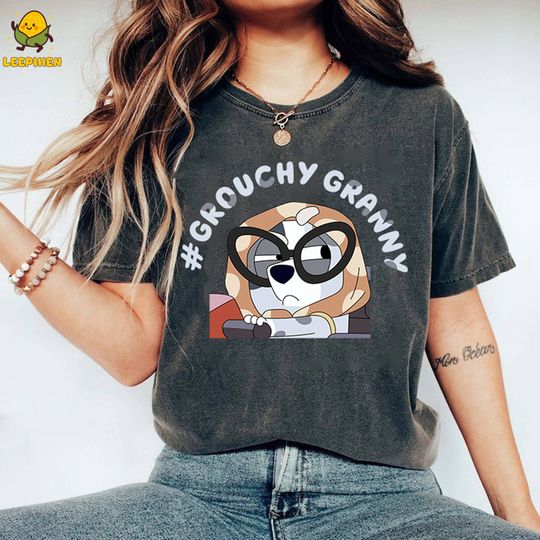 Discover BlueyDad Grouchy Granny Shirt, Muffin Grouchy Granny Shirt, Muffin Heeler