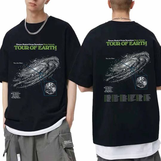 Discover Glass Animals - Tour of Earth 2024 Shirt, Glass Animals Band Fan Shirt