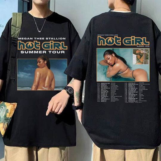 Discover Hot Girl Summer Tour 2024 Shirt, Megan Thee Stallion Shirt