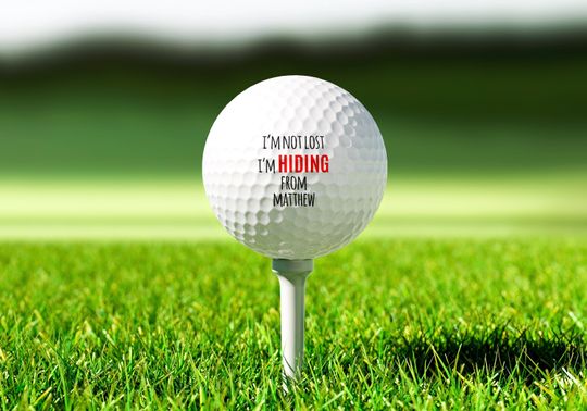 Discover Personalized Funny Golf Balls