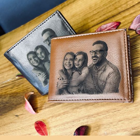 Discover Personalised Photo Wallet / Gift For Boyfriend / Custom Photo Mens Wallet