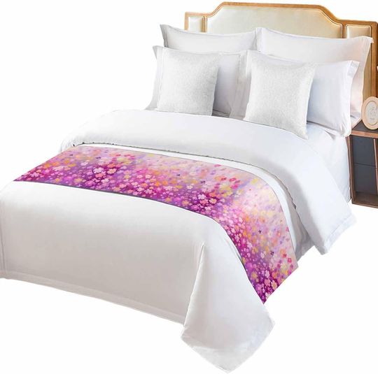 Discover Spring Summer Flower Bed Runner ,Luxury Bed Runners