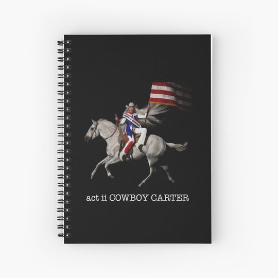 Discover Cowboy Carter Beyonce Spiral Notebook