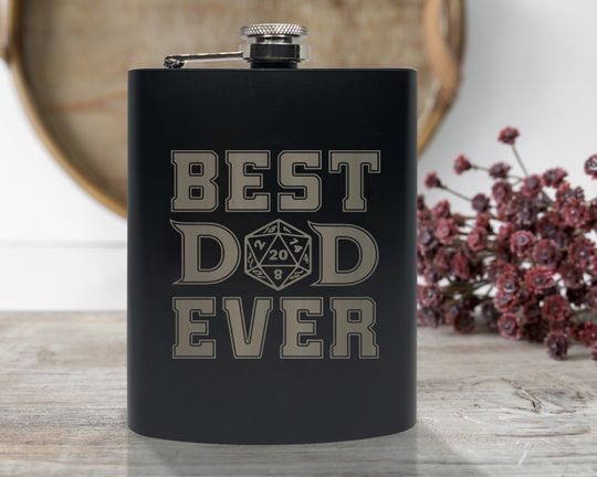 Discover Best Dad Ever Father's Day Whiskey Flask