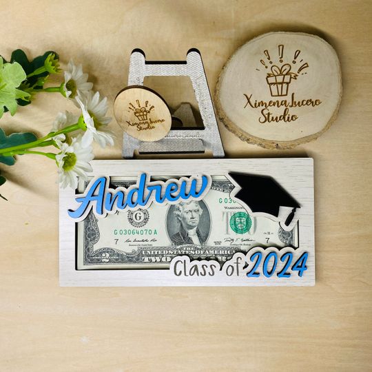 Discover Personalized Graduation Money Gift Holder, Graduation Cash Holder, Class of 2024