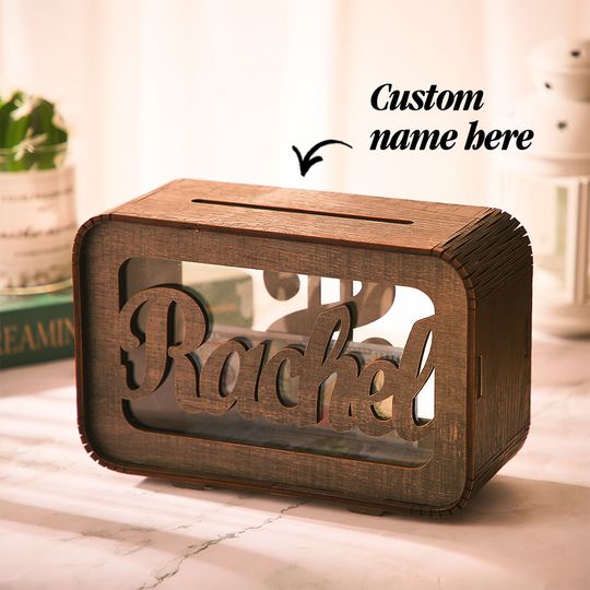 Discover Personalized Custom Wooden Piggy Banks