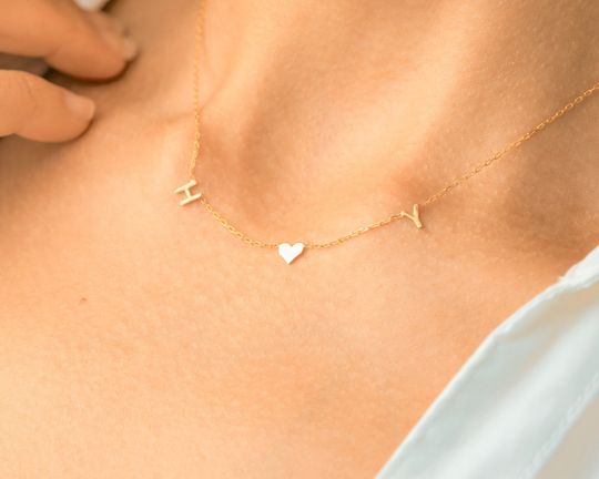Discover Personalized Initial Necklace - Custom Letter Pendant