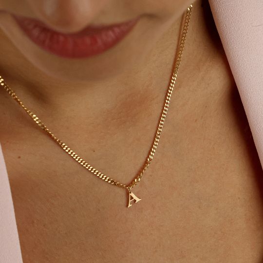 Discover Thick chain style letter necklace,Perfect gift for Men and Women