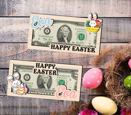 Discover Easter Bunny Money Holder, Bunny Money Holder