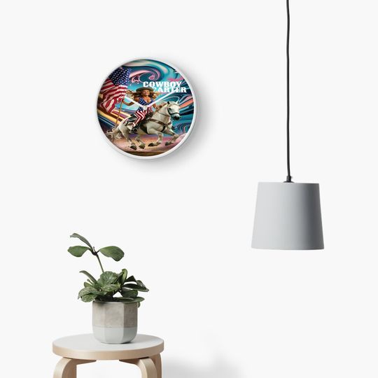 Discover Beyonce Cowboy Carter Wall Clocks