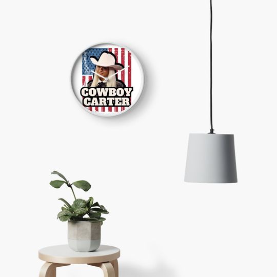 Discover Beyonce Cowboy Carter Wall Clocks