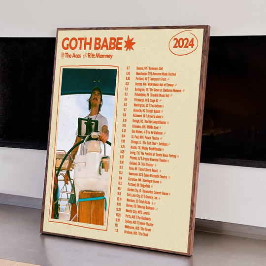 Discover Goth Babe Tour 2024 Poster