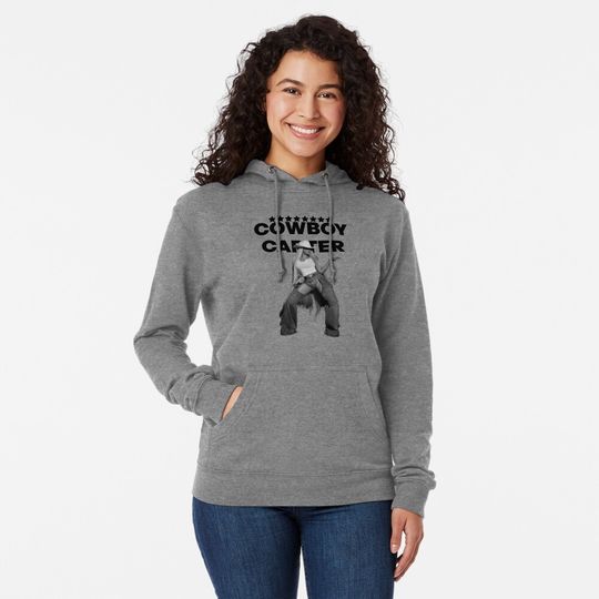 Discover Cool Cowboy Carter Lightweight Hoodie