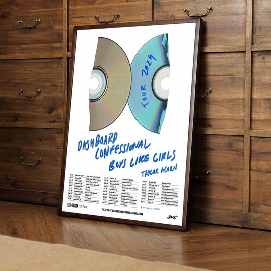 Discover Dashboard Confessional 2024 Tour poster
